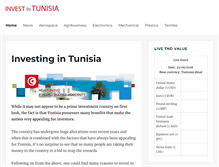 Tablet Screenshot of investintunisia.com